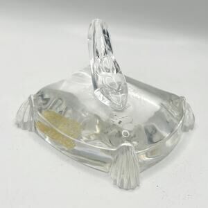 Limited Edition Vintage Disney Cinderella Glass Slipper on Pillow 1/4000 EUC